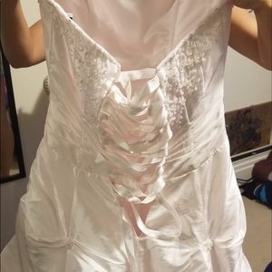 Prom/ wedding dress very light pink